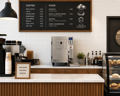 AutoFry in coffee Shop - AI