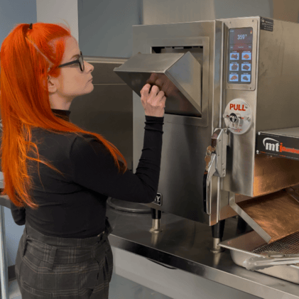 AutoFry in use - Crispy Chicken Wrap Blog