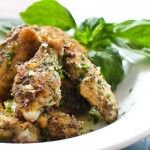 Baked Parmesan Garlic Chicken Wings from Steamy Kitchen