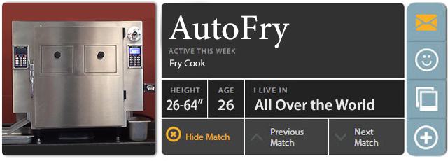 AutoFry Match Profile
