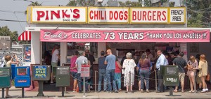 Pink's Hot Dog Stand in Hollywood - Photo courtesy of PinksHollywood.com