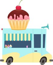 Cupcake food truck menu
