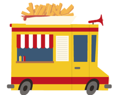 French Fry food truck menu