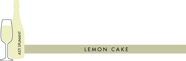 Lemon Cake Paired with Asti Spumonte